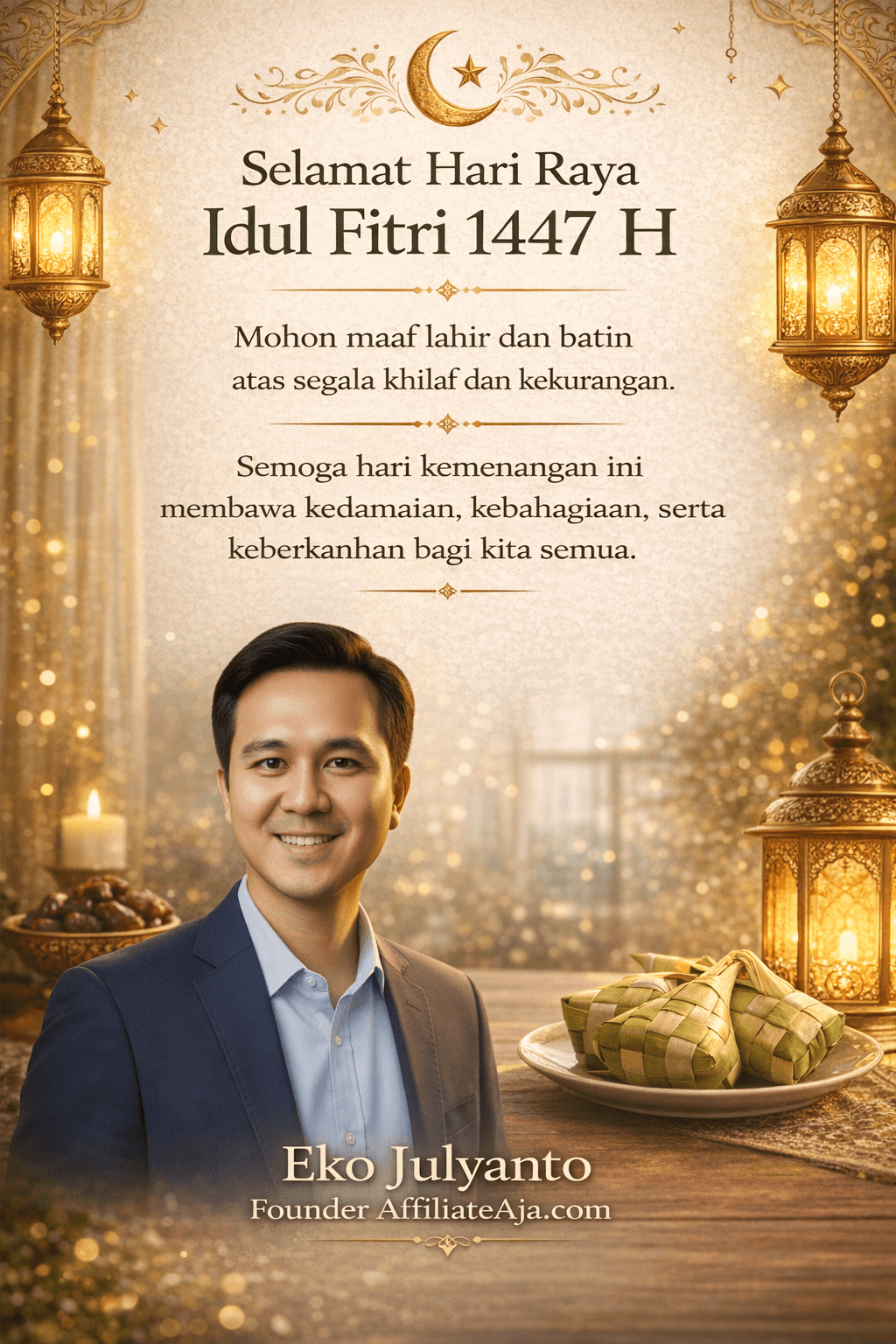 Sample Greeting Card - Idul Fitri 01