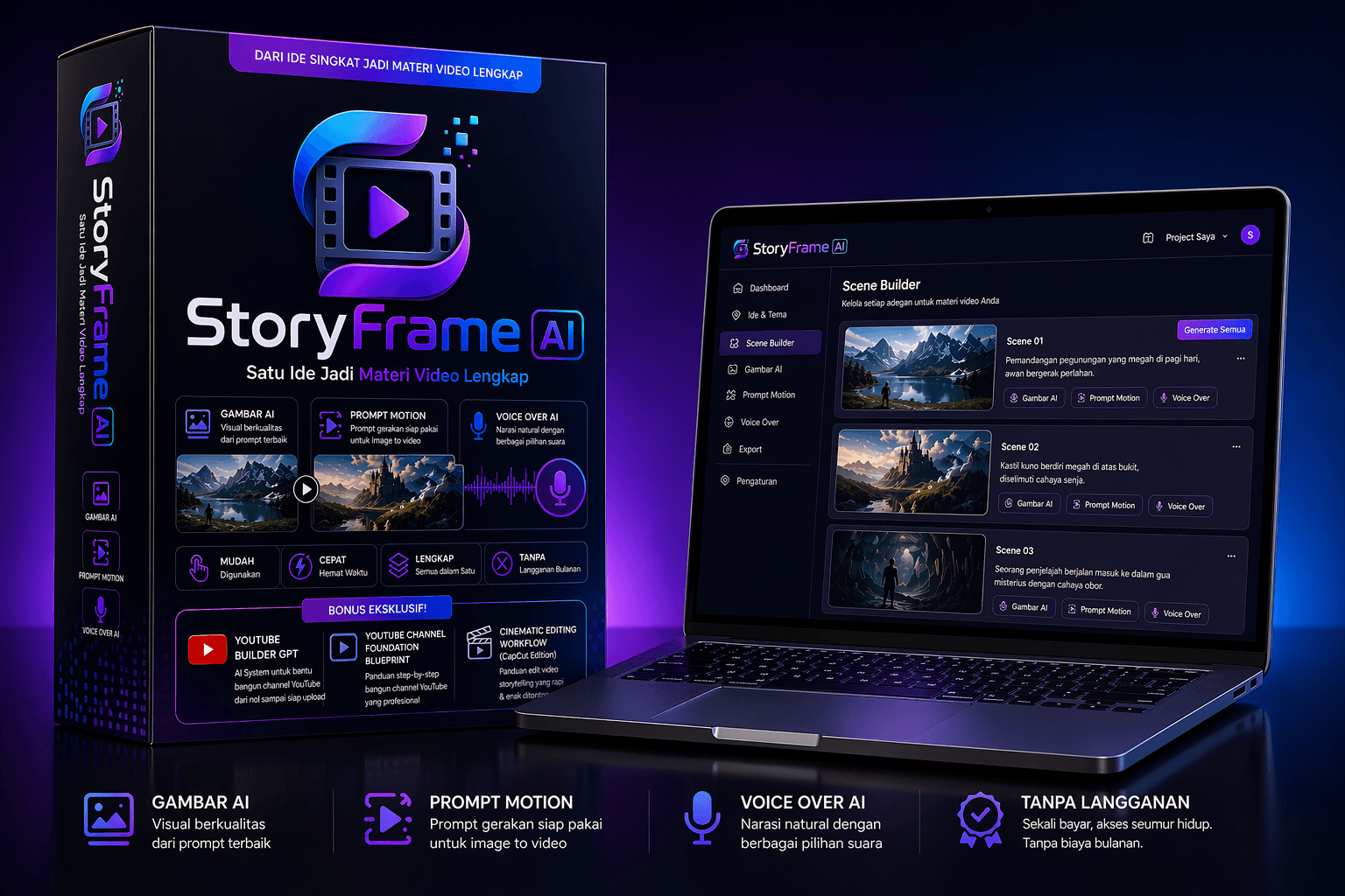3D Mockup StoryFrame AI
