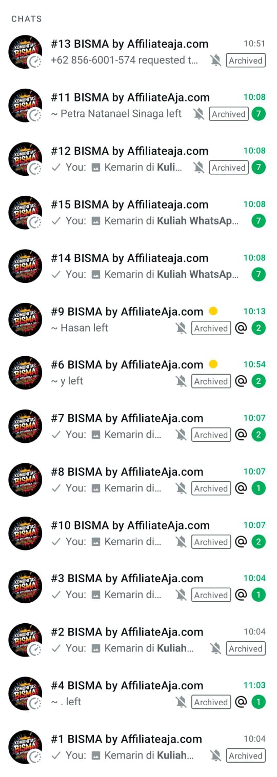 Grup BISMA AffiliateAja.com