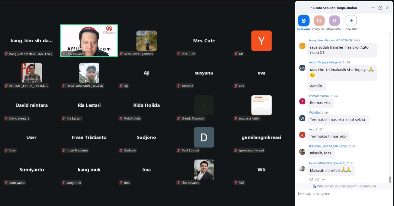 Zoom Edukasi AffiliateAja.com