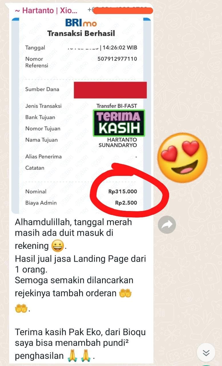 Testimoni jualan jasa 7