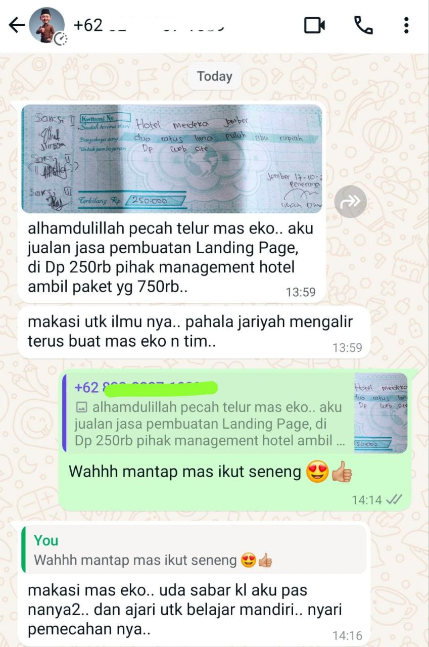 Testimoni jualan jasa 5