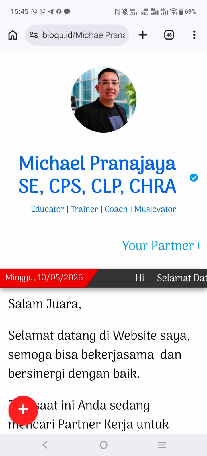 Contoh website BioQu 2